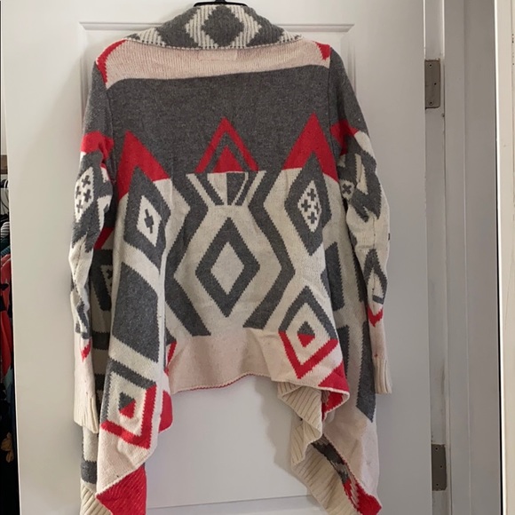 💗Forever 21 Pink/Gray Cardigan - Size L - Picture 4 of 4